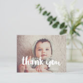 赤ん坊のシャワー感謝していユー ポストカード (スタンド正面)