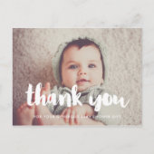 赤ん坊のシャワー感謝していユー ポストカード (正面)