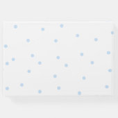 赤ん坊のシャワー男の子は可愛い ゲストブック (裏面)