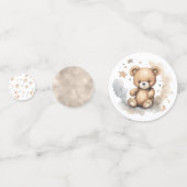 赤ん坊のシャワー男女兼用を待つ コンフェッティ (裏面)