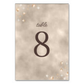 赤ん坊のシャワー男女兼用を待つ テーブルナンバー (裏面)