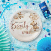 赤ん坊のシャワー男女兼用を待つ ペーパープレート (パーティー)