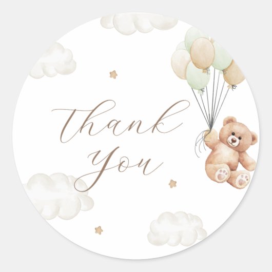 赤ん坊のシャワー男女兼用を待つ ラウンドシール (正面)