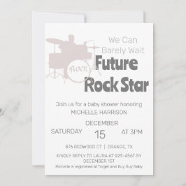 赤ん坊のシャワー男女兼用を待つ 招待状