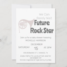 赤ん坊のシャワー男女兼用を待つ 招待状