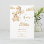 赤ん坊のシャワー男女兼用を待つ 招待状 (スタンド正面)