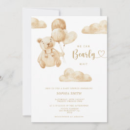 赤ん坊のシャワー男女兼用を待つ 招待状