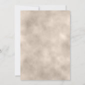 赤ん坊のシャワー男女兼用を待つ 招待状 (裏面)