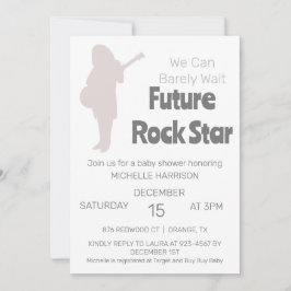 赤ん坊のシャワー男女兼用を待つ 招待状