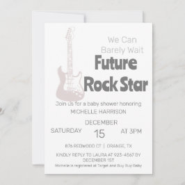 赤ん坊のシャワー男女兼用を待つ 招待状