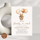 赤ん坊のシャワー男女兼用を待つ 招待状