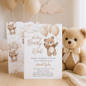 赤ん坊のシャワー男女兼用を待つ 招待状