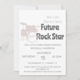 赤ん坊のシャワー男女兼用を待つ 招待状