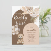 赤ん坊のシャワー男女兼用を待つ 招待状 (スタンド正面)