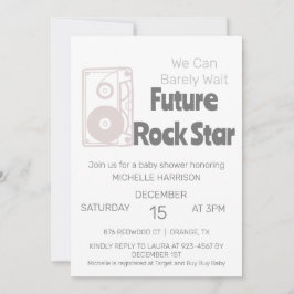 赤ん坊のシャワー男女兼用を待つ 招待状