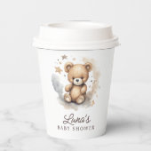 赤ん坊のシャワー男女兼用を待つ 紙コップ (裏面)