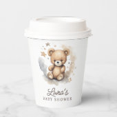 赤ん坊のシャワー男女兼用を待つ 紙コップ (正面)