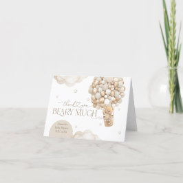 赤ん坊のシャワー男女兼用を心待ちにする サンキューカード