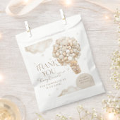 赤ん坊のシャワー男女兼用を心待ちにする フェイバーバッグ (クリップ留めされた状態)