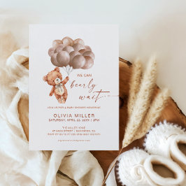 赤ん坊のシャワー男女兼用を心待ちにする 招待状