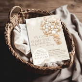 赤ん坊のシャワー男女兼用を心待ちにする 招待状