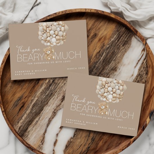 赤ん坊のシャワー男女兼用を心待ち サンキューカード