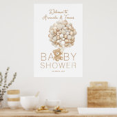 赤ん坊のシャワー男女兼用を心待ち ポスター (キッチン)