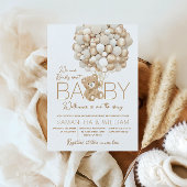 赤ん坊のシャワー男女兼用を心待ち 招待状