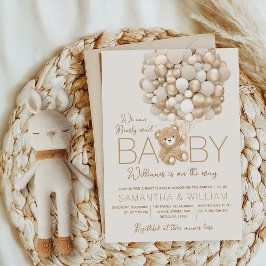 赤ん坊のシャワー男女兼用を心待ち 招待状