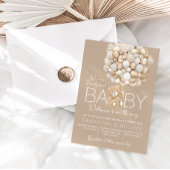 赤ん坊のシャワー男女兼用を心待ち 招待状