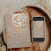 赤ん坊のシャワー男女兼用を心待ち 招待状