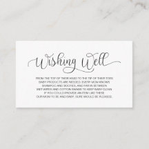 赤ん坊のシャワー、良く願って、手でレターブラック