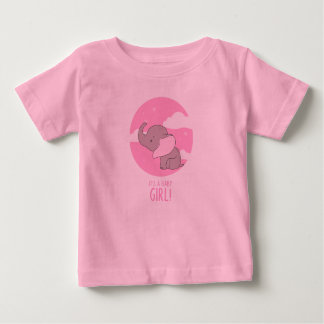 赤ん坊の女の子の新しい親 ベビーTシャツ
