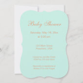 赤ん坊の女の子を産んでるのか?アクア&ピーチ 招待状 (裏面)