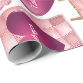 赤ん坊の女パーソナライズされたの子 ラッピングペーパー (ロールコーナー)