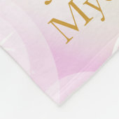 『赤ん坊の女』 フリースブランケット (角)