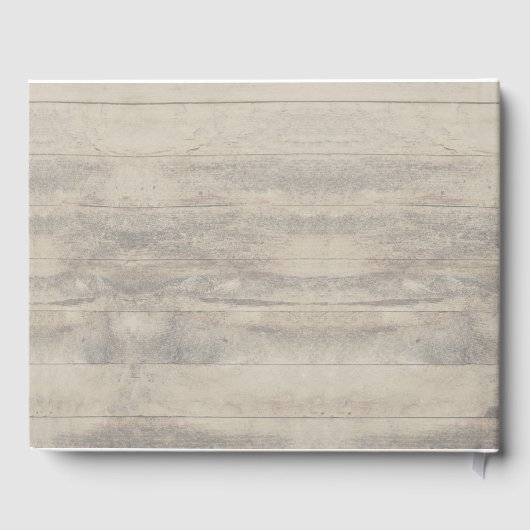 赤ん坊の息とブルゴーニュの素朴花結婚の ゲストブック (裏面)