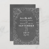 赤ん坊の息のチョークインスパイアボードは日付を保存 セーブザデート (正面/裏面)