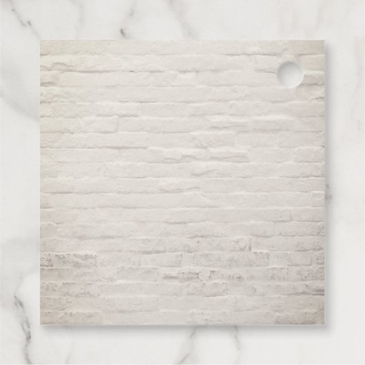 赤ん坊の息のメイソンの瓶ホワイトブリック結婚ズ フェイバータグ (裏面)