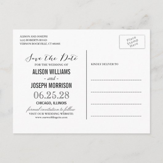 赤ん坊の息の素朴弦のライト日付を保存 ポストカード (裏面)