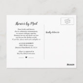 赤ん坊の息素朴のストリングライトでシャワー ポストカード (裏面)