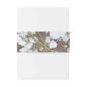 赤ん坊の息素朴結婚の 招待状ベリーバンド (裏面例)