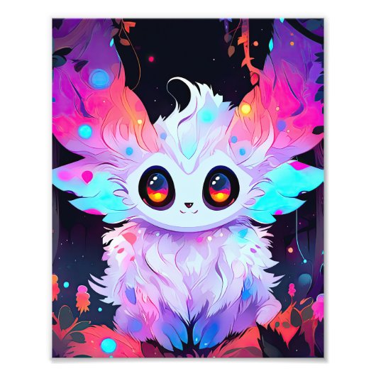 赤ん坊の愛らしい生き物 フォトプリント            (正面)