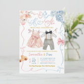 赤ん坊の服ジェンダーが明かす 招待状 (スタンド正面)