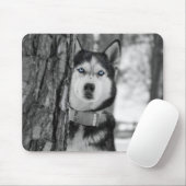 赤ん坊の青い目 マウスパッド (マウス)