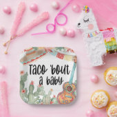 赤ん坊シャワーのタコ、赤ん坊シャワー招待状、 ペーパープレート (パーティー)