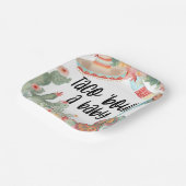 赤ん坊シャワーのタコ、赤ん坊シャワー招待状、 ペーパープレート (傾斜あり)