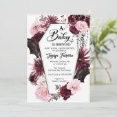 赤ん坊シャワーの招待状、ハロウィーンの赤ん坊シャワー、 招待状 (スタンド正面)