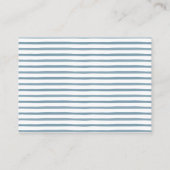 赤ん坊シャワーの本がベビーするのを待つ エンクロージャーカード (裏面)