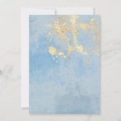 赤ん坊シャワーをポップ・アートの浴びる風船 招待状 (裏面)